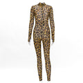 long sleeve leopard print outfits club body