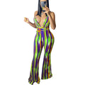 African Flare Pants Suits Sexy Club Outfits