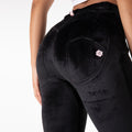 Push Up Black Pants Women Warm Chenille Sport